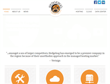 Tablet Screenshot of hedgehoghosting.com